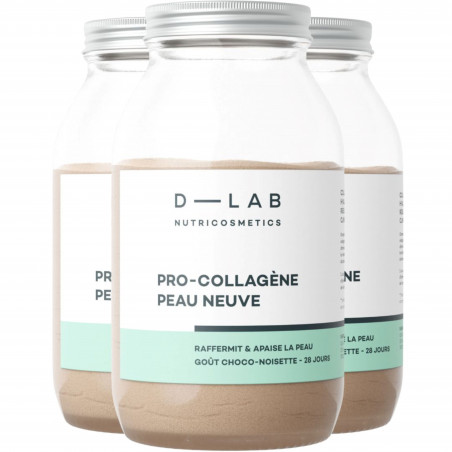 D-LAB NUTRICOSMETICS Pro-collagène peau neuve noisette 3 mois