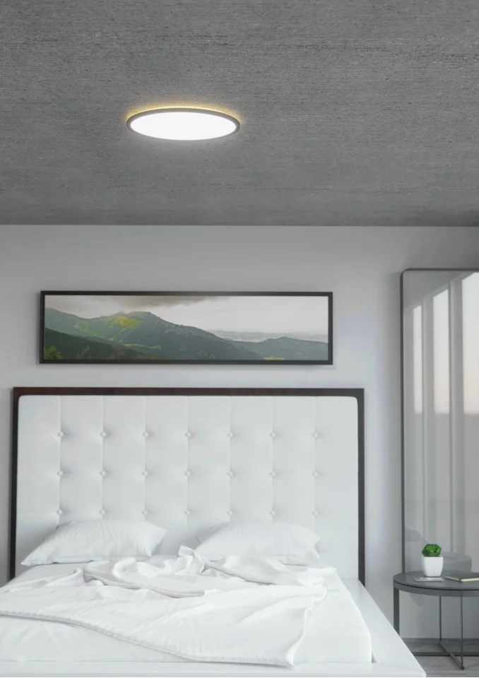 EGLO - Rovito-Z loftlampe sort Ø42 - RGB + TW - Zigbee, Bluetooth