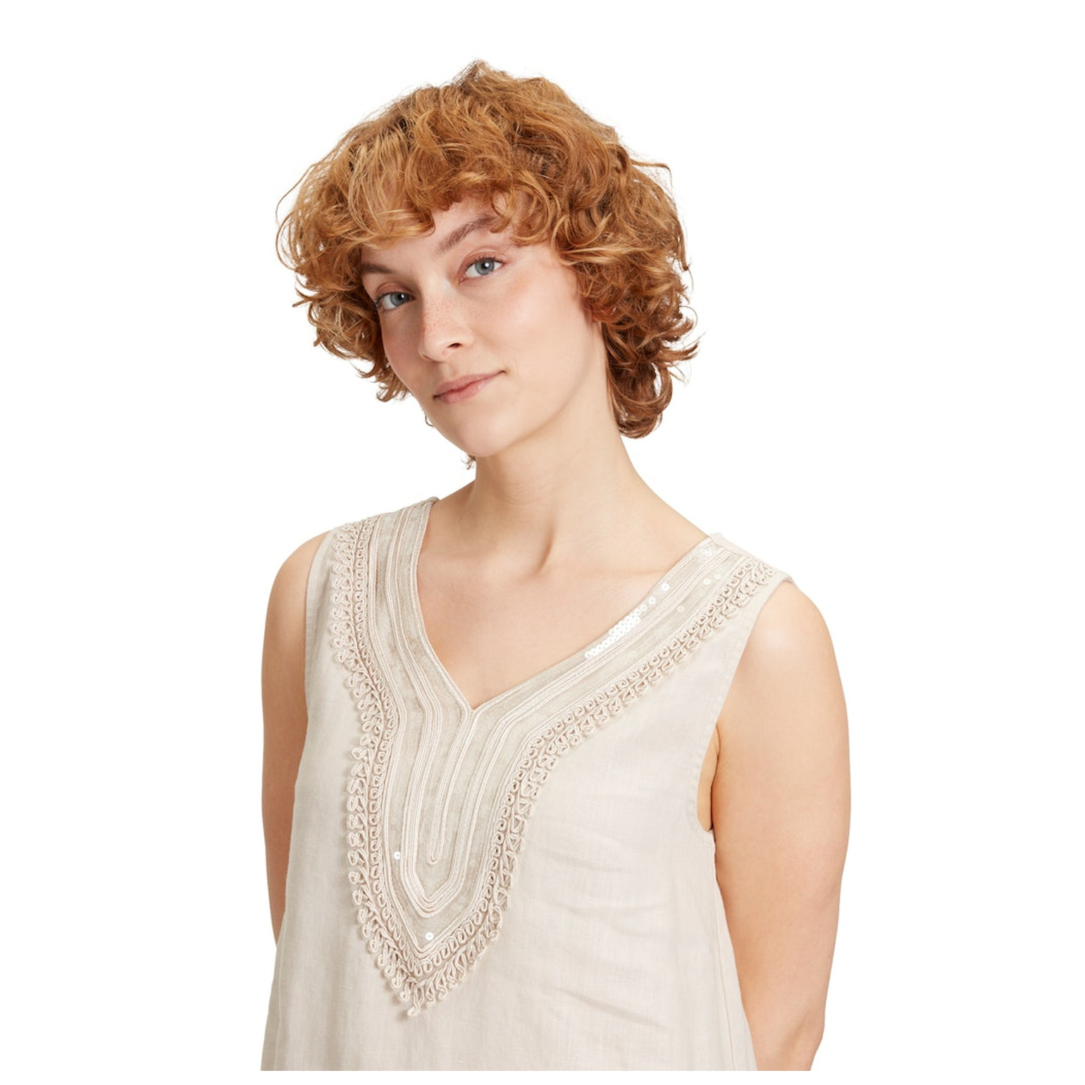 Cartoon Kleid Kurz ohne Arm