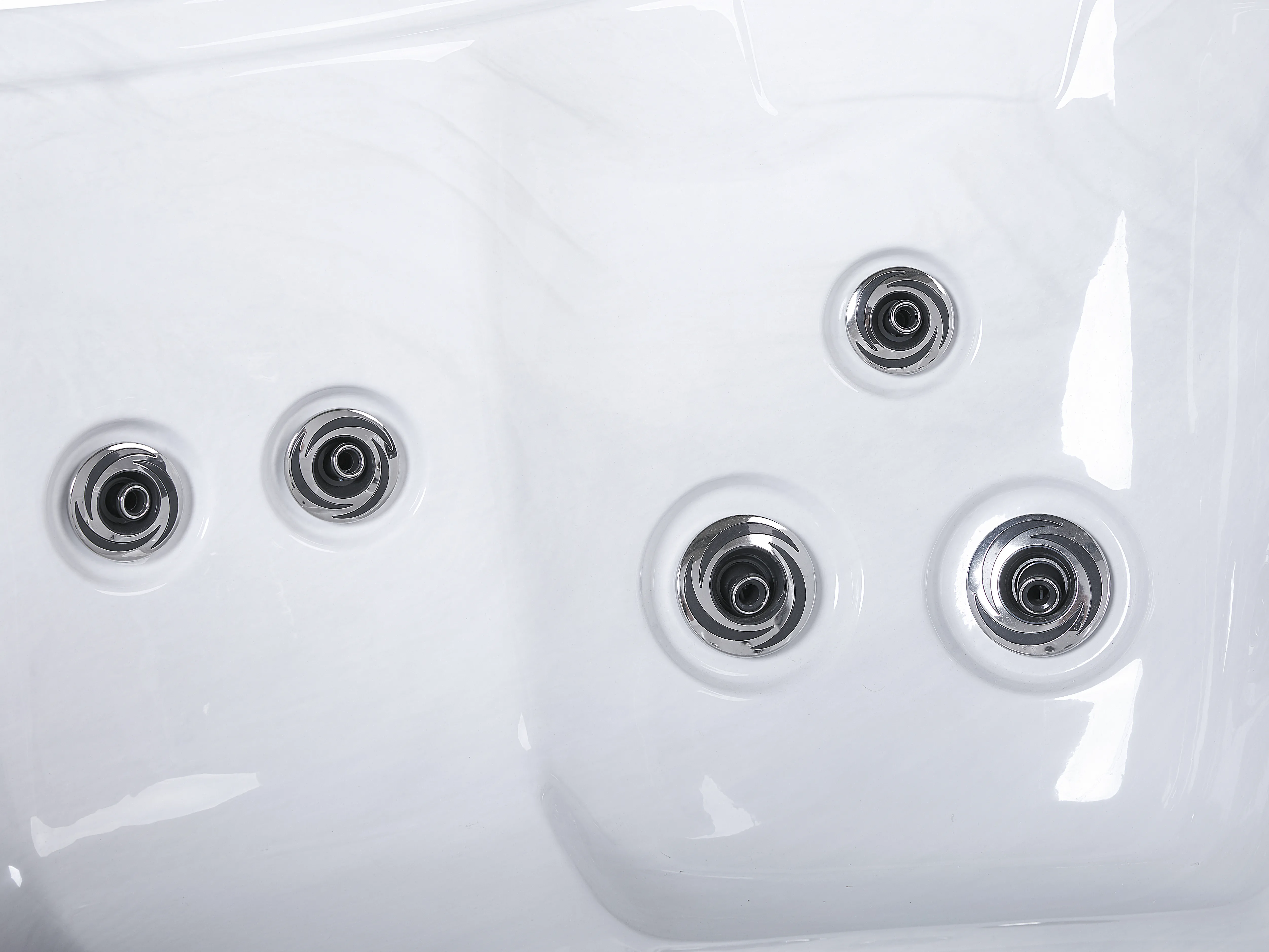 Buiten hottub met LED ARCELIA Wit