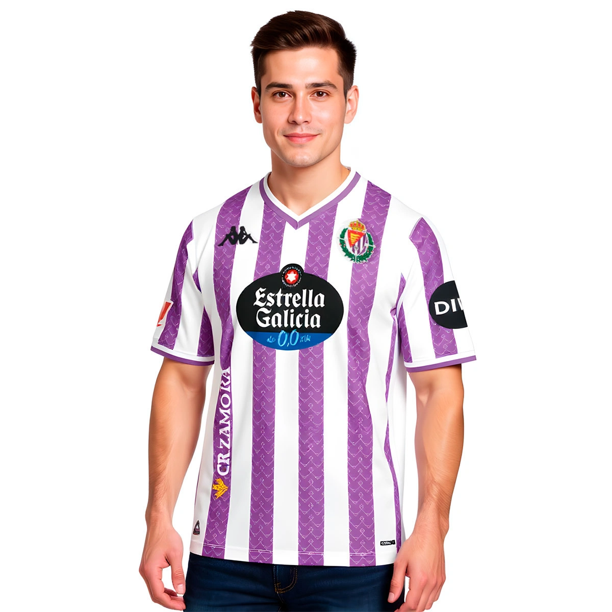 Camisola Kappa Real Valladolid Primeiro Equipamento 2025-2026