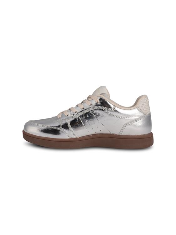 Woden Bjork Leather Zilver