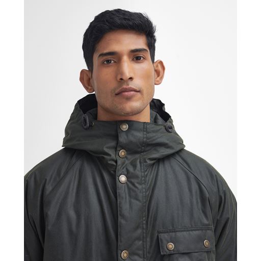 Barbour Winter Wax Parka Frakke, Fern, M
