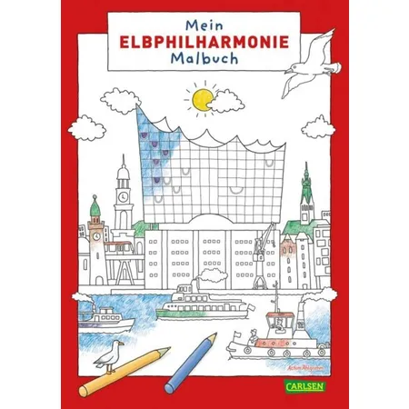 Carlsen Verlag Mein Elbphilharmonie Malbuch