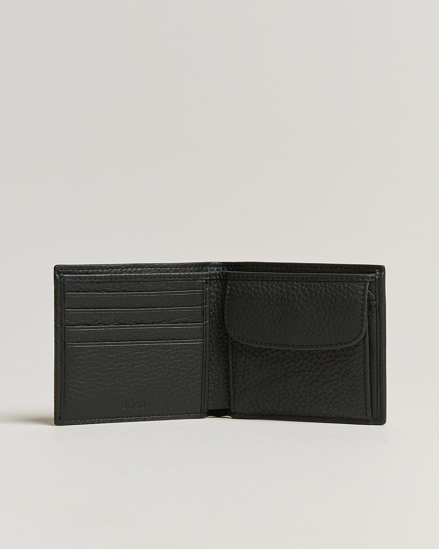 Crosstown Leather Wallet Black