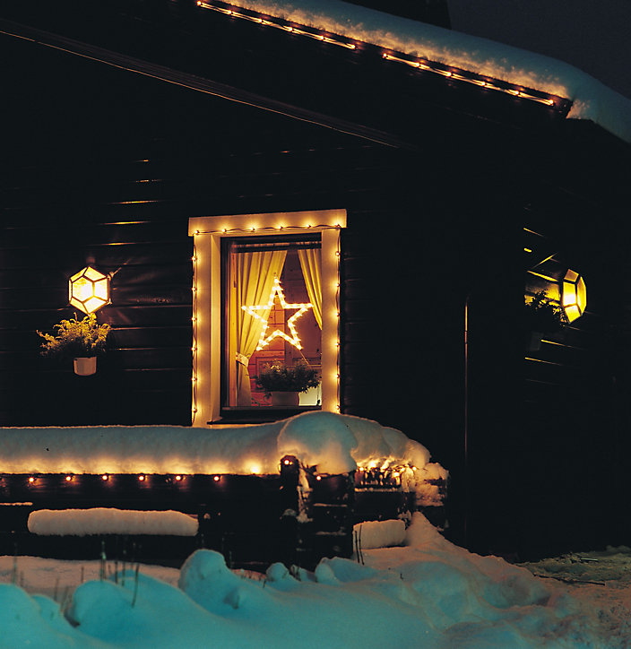 Décoration fenêtre étoile LED