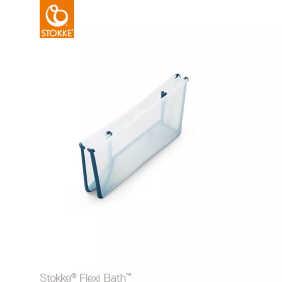 STOKKE® Babywanne Flexi Bath® transparent blau