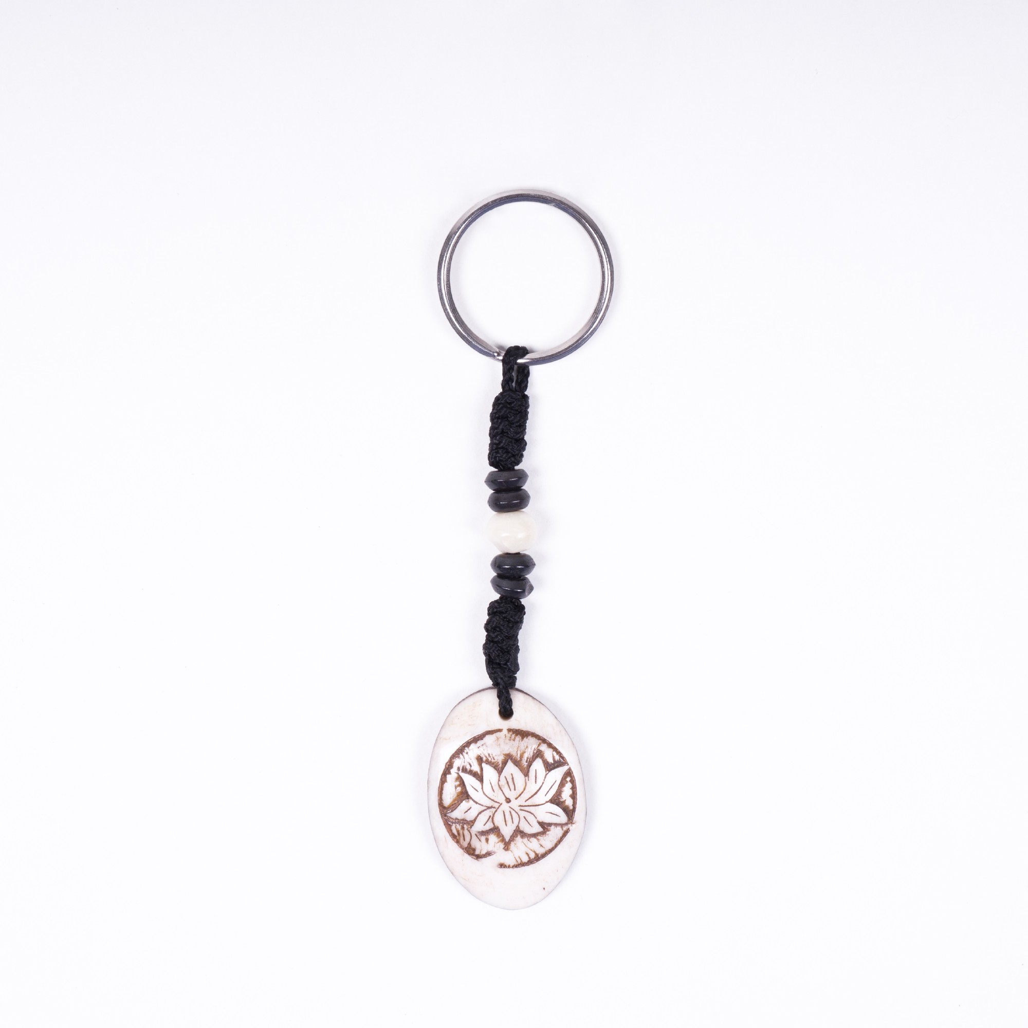 Schlüsselanhänger aus Büffelknochen, 12 verschiedene Motive, T 7 cm, B 3 cm günstig bestellen