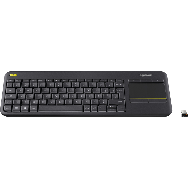 Logitech K400 Plus kabellose Touchpad Tastatur, kabellos