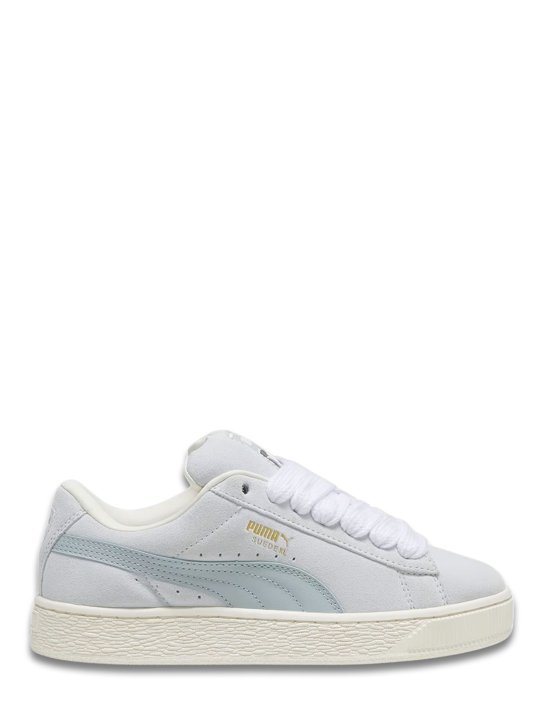 puma Sneakers Femme Suede XL Blanc/Bleu Daim