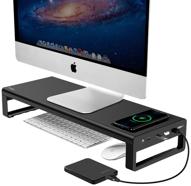 Essentials trådløs USB-skærmstander
