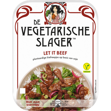 De Vegetarische Slager Let it Beef Vegan 160 g