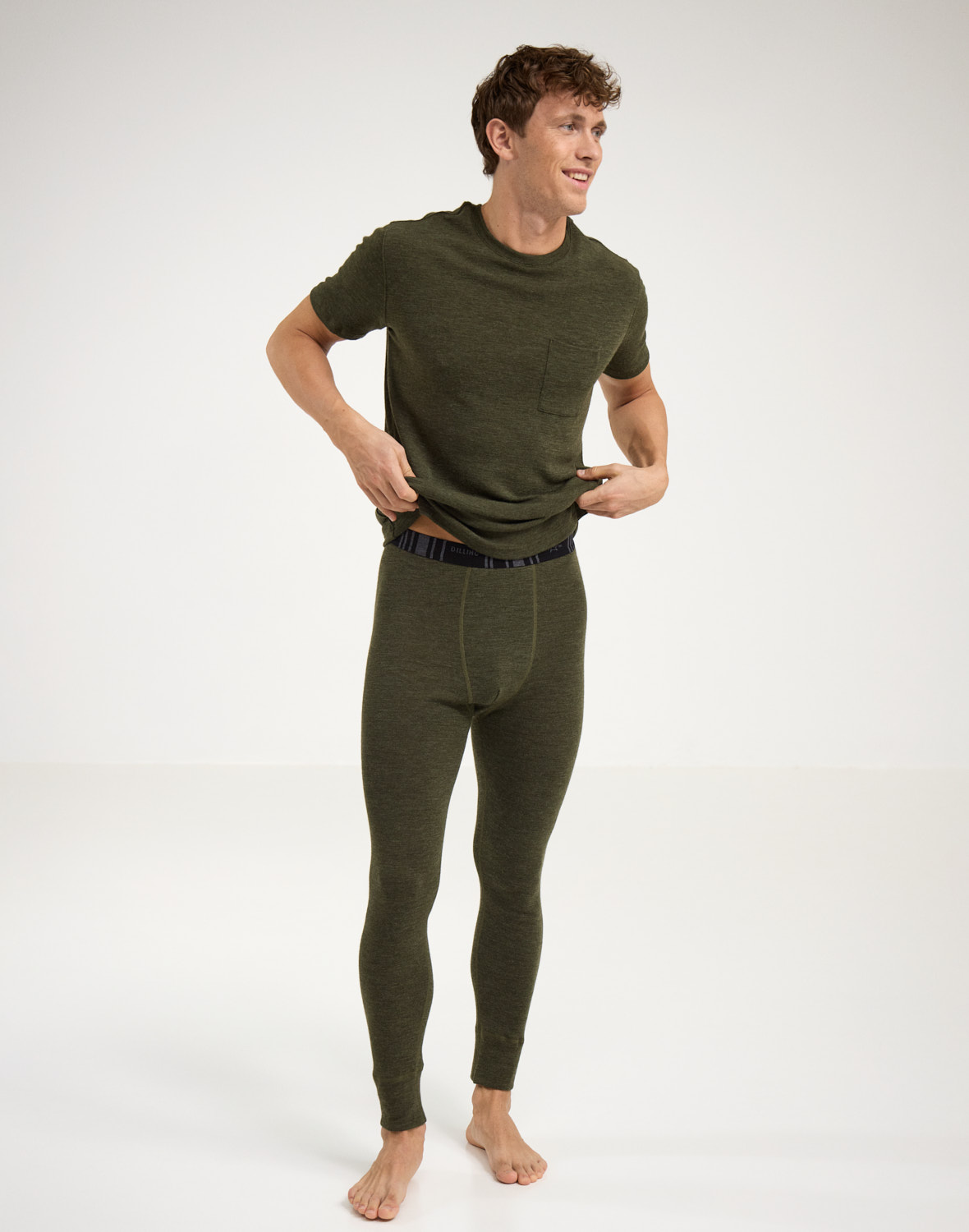 Legging van merinowol voor heren