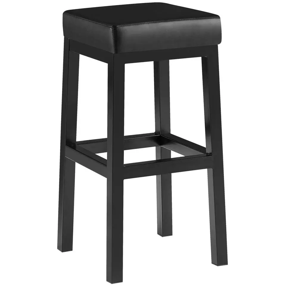 CLP Barkruk Taylor B80 zwart Frame - Kunstleer - zwart