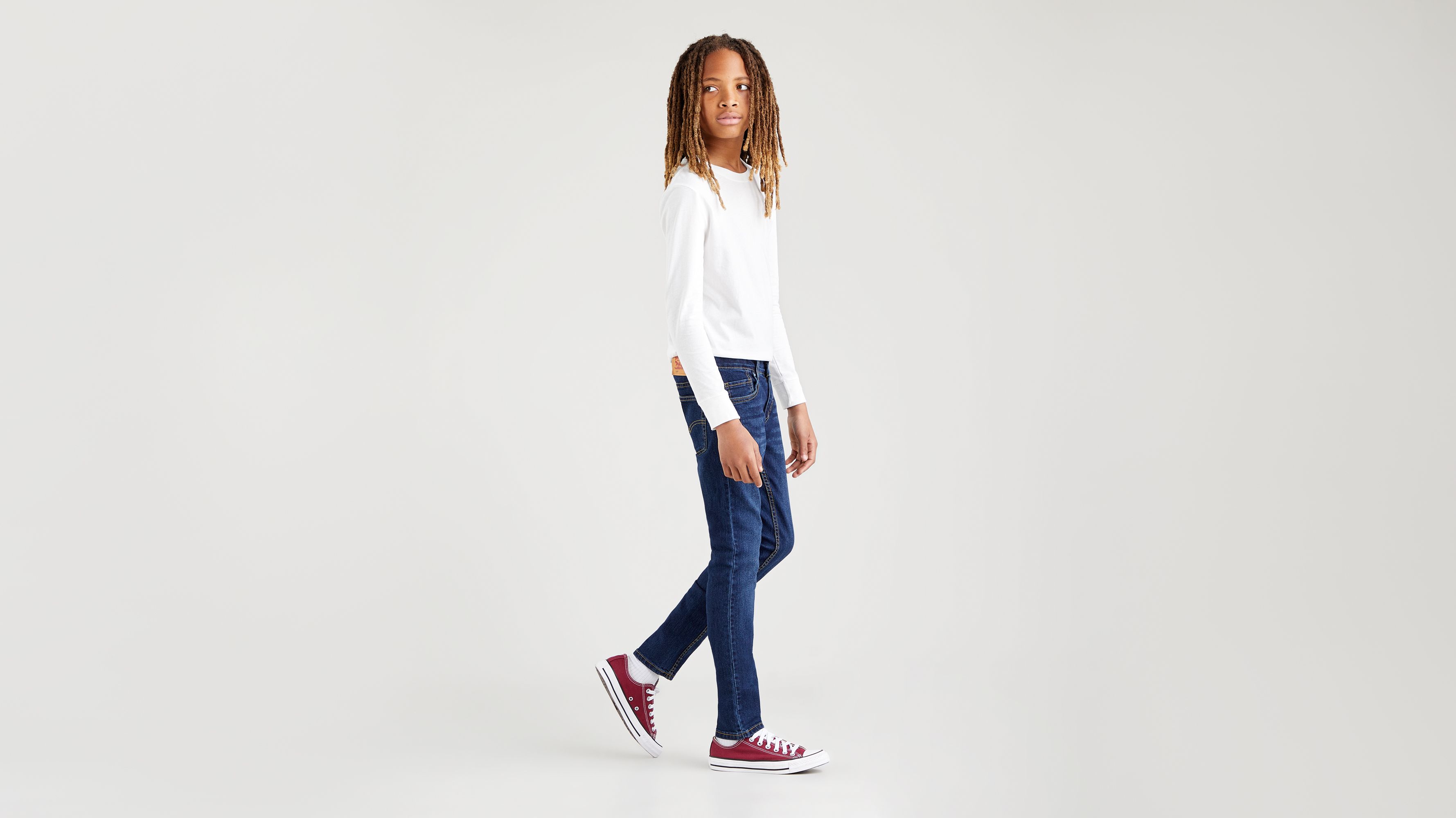 Jean skinny 510™ pour adolescent - Machu Picchu - Bleu