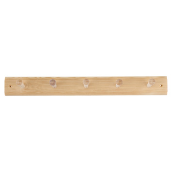 OK kapstok 5 haken Ilona hout grenen 520 mm