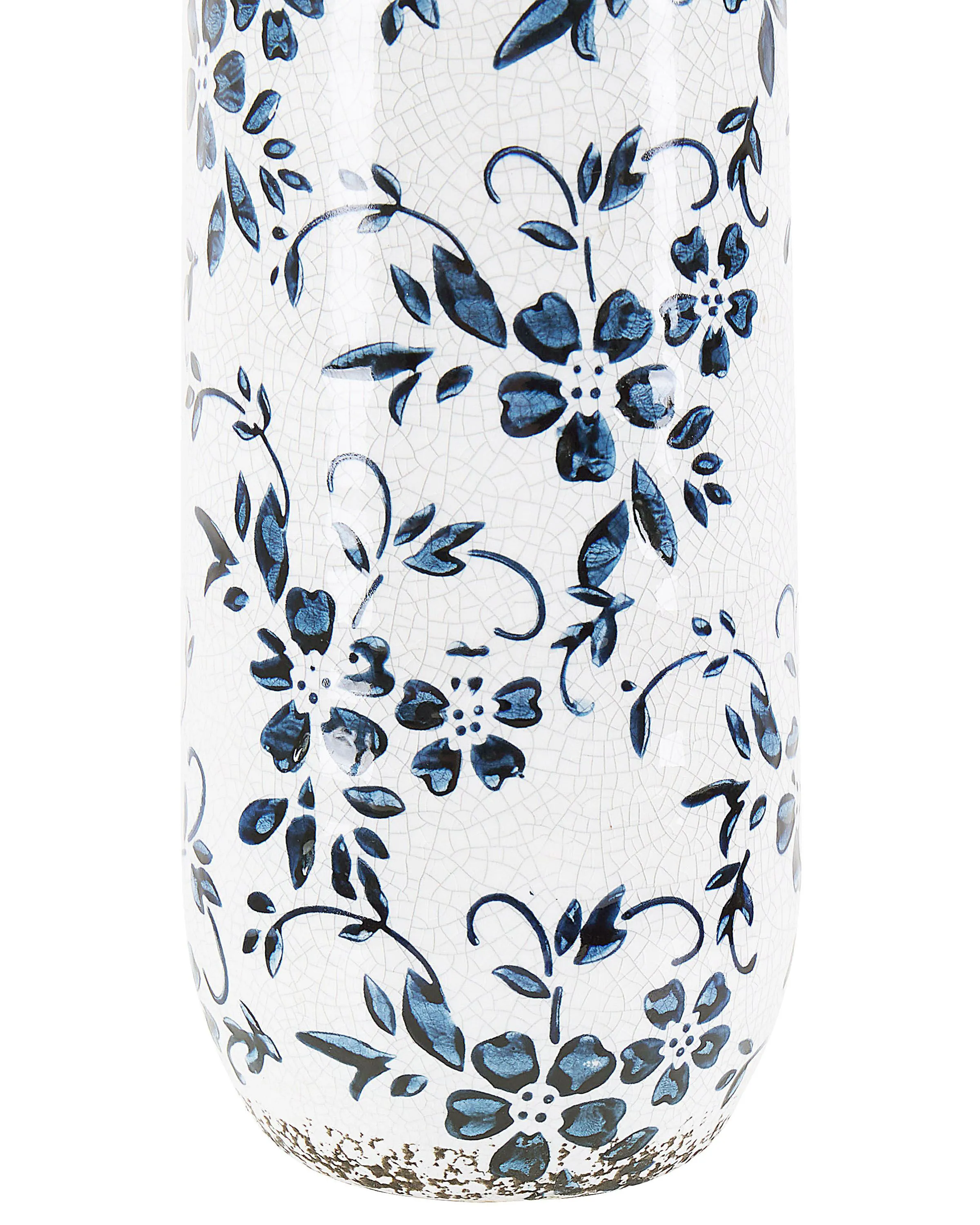 Bloemenvaas MULAI Steengoed 35 cm Wit