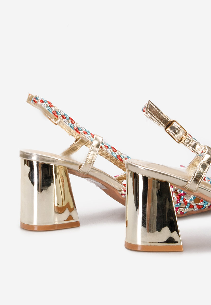Chaussures slingback multicolores Letira