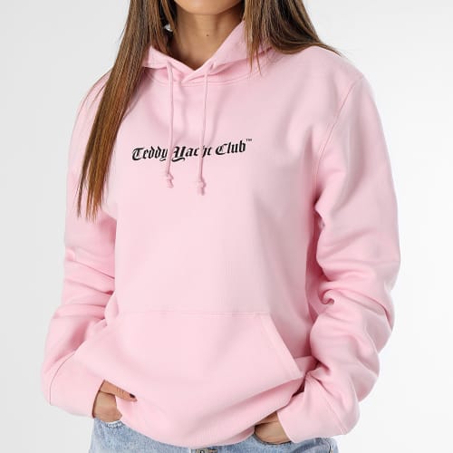 Sweat Capuche Femme Art Series Pink Rose Pastel