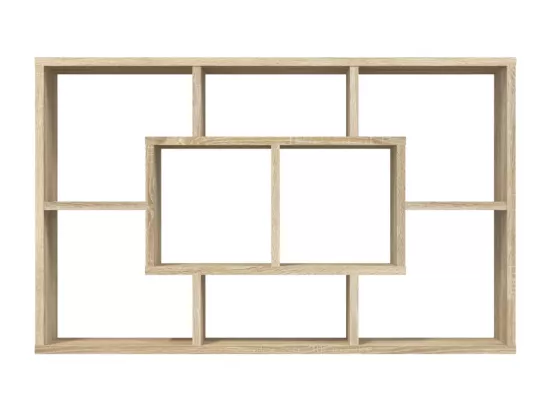 Étagère murale Chêne Sonoma 85x16x52,5 cm Bois d'ingénierie