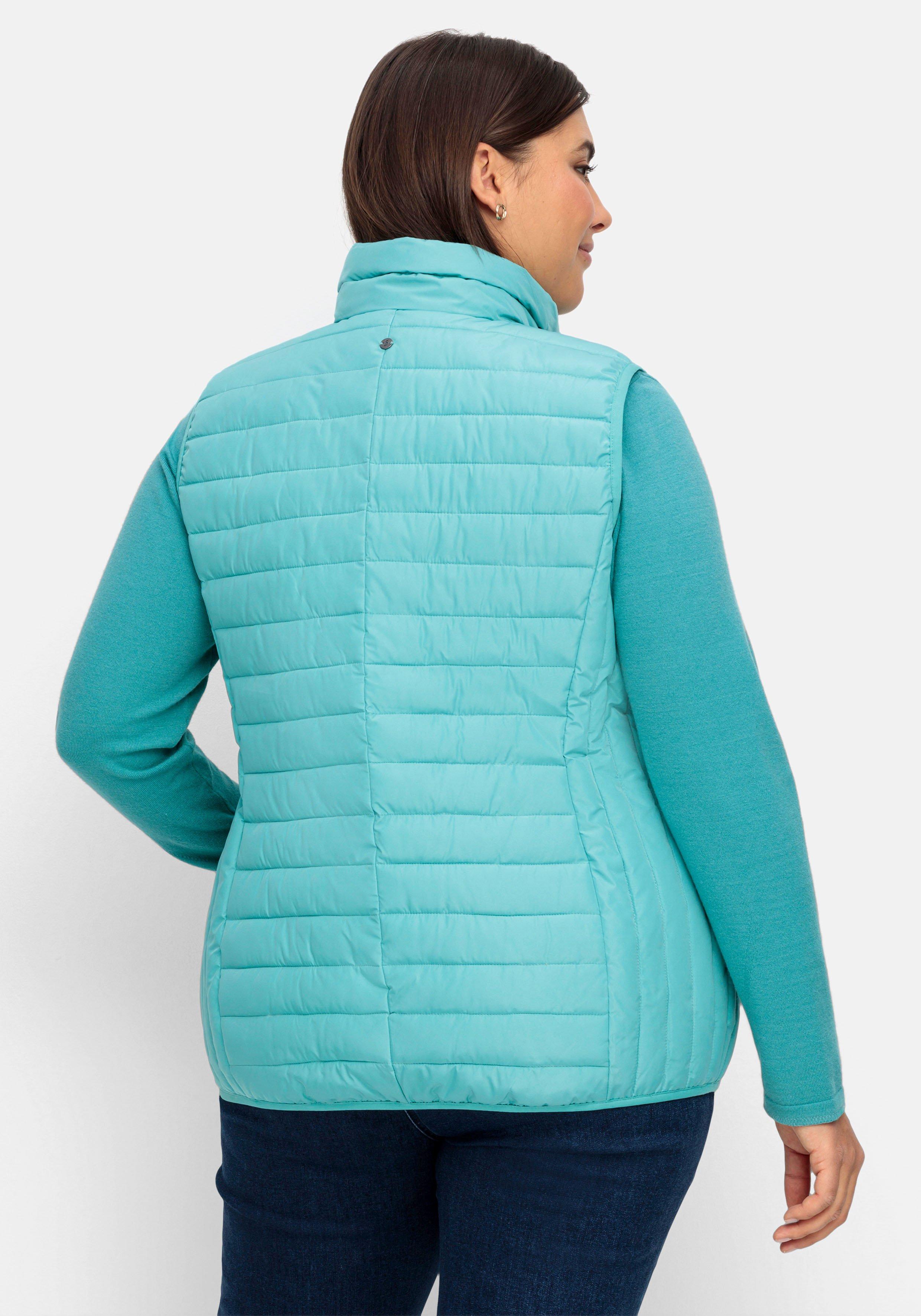 Leicht wattierte Steppweste mit 2-Wege-Zipper