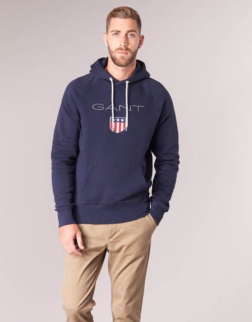 Gant - GANT SHIELD HOODIE - Marine