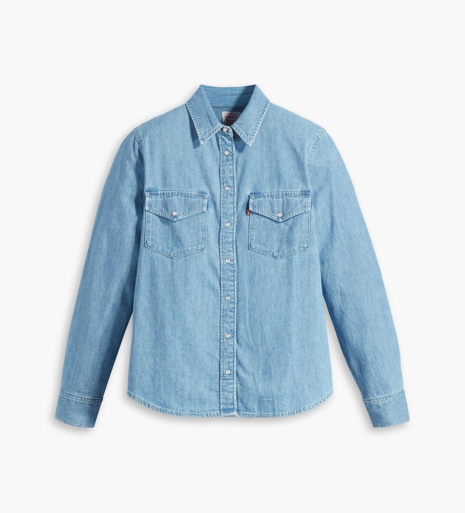 Camisa jeans Levi's Iconic Western Light Indigo