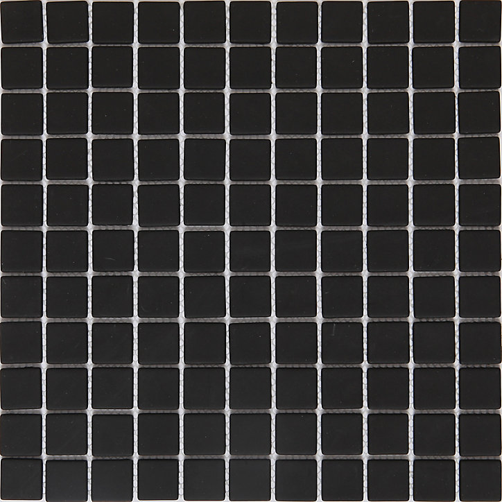 Mosaïque noir 30x30cm Perouso GoodHome