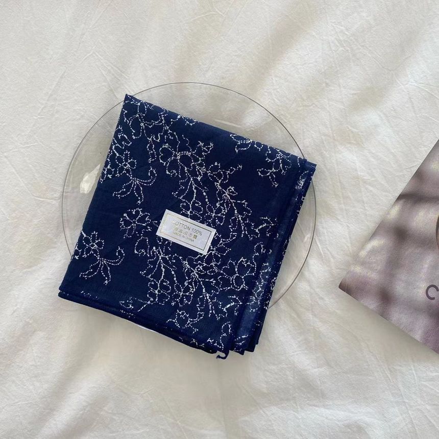 Combon - Vierkante sjaal met bloemenmotief (verschillende designs)