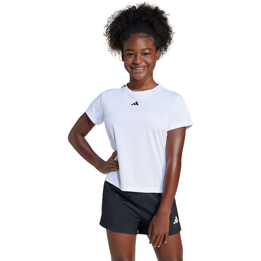 adidas Train Essentials Regular Fit Logo Training T-Shirt Kinder white