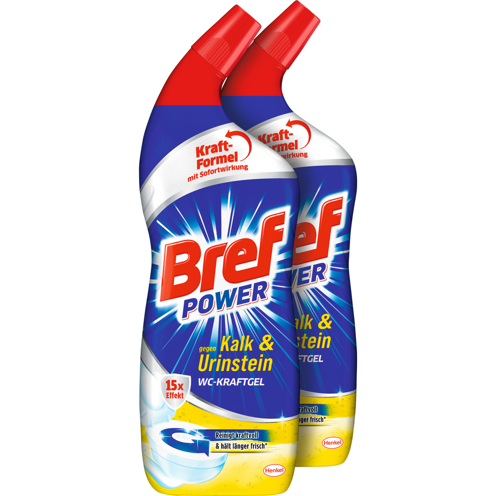 Bref Power WC Gel Kalk&Urinstein 2x750ml