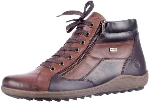 Remonte bruin combi R1458-22 - maat 45 veterboot bruin combi - maat 45 Calandschoen