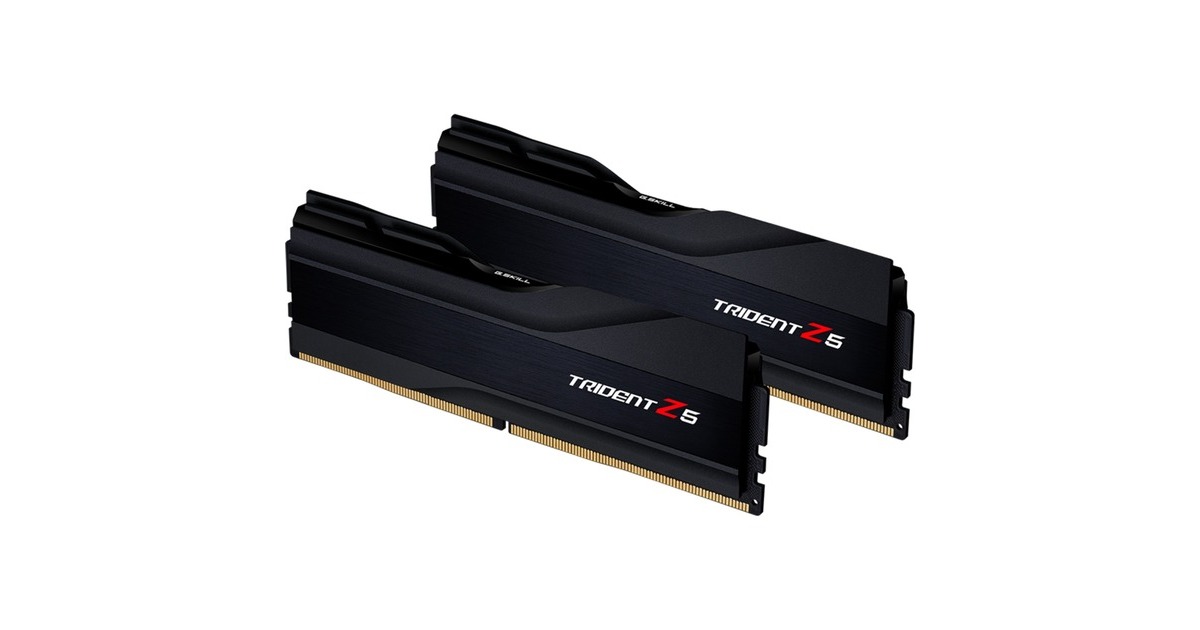 G.Skill64 GB DDR5-6000 Kit werkgeheugen  (Zwart, F5-6000J3040G32GX2-TZ5K, Trident Z5, XMP)