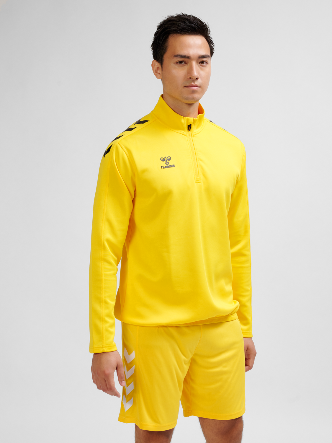hmlCORE XK HALF ZIP POLY SWEAT