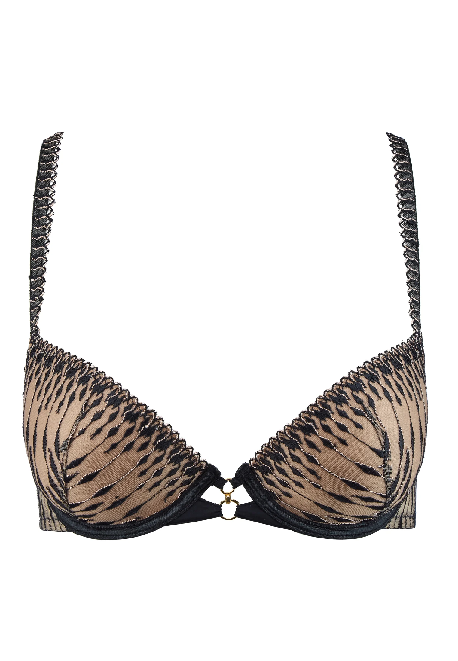 VOODOO KISS - Soutien-gorge push-up coques | Noir