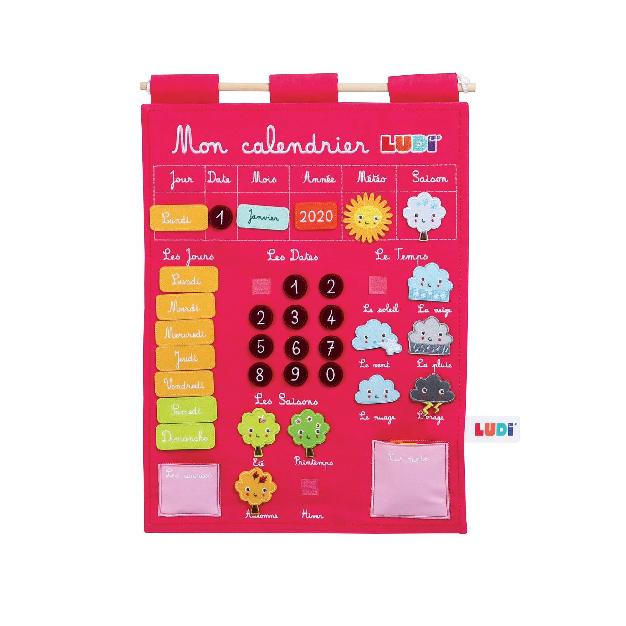 Calendrier Basic rose