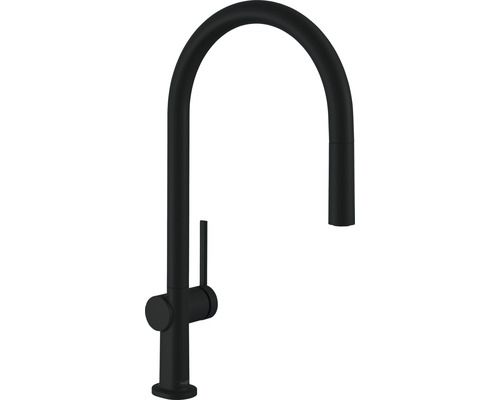 hansgrohe flexibele keukenkraan TALIS M54 mat zwart 72802670