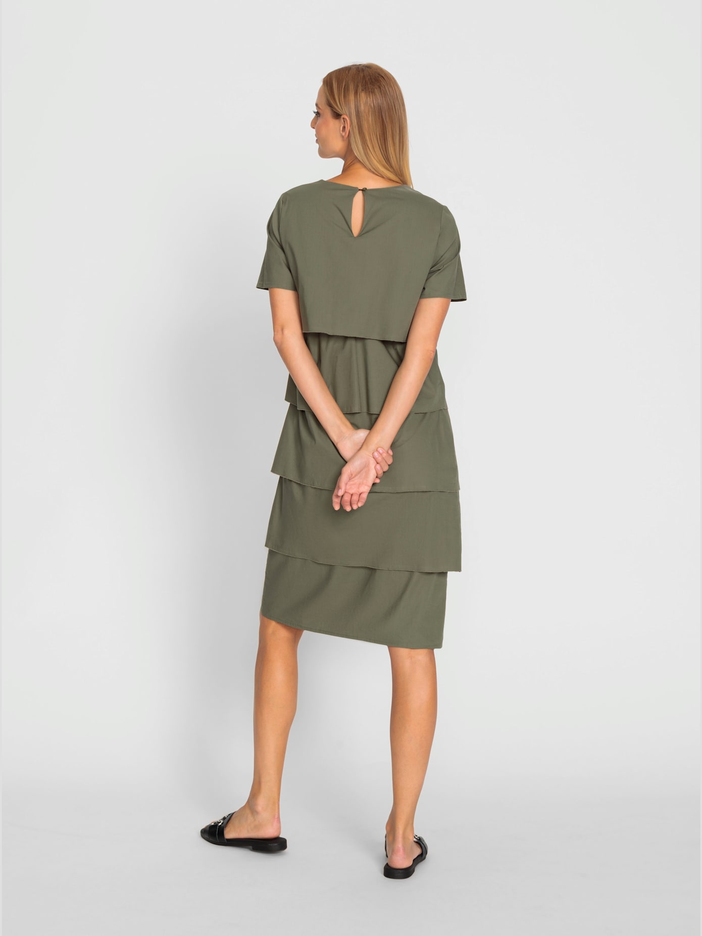 Robe look superposé féminin