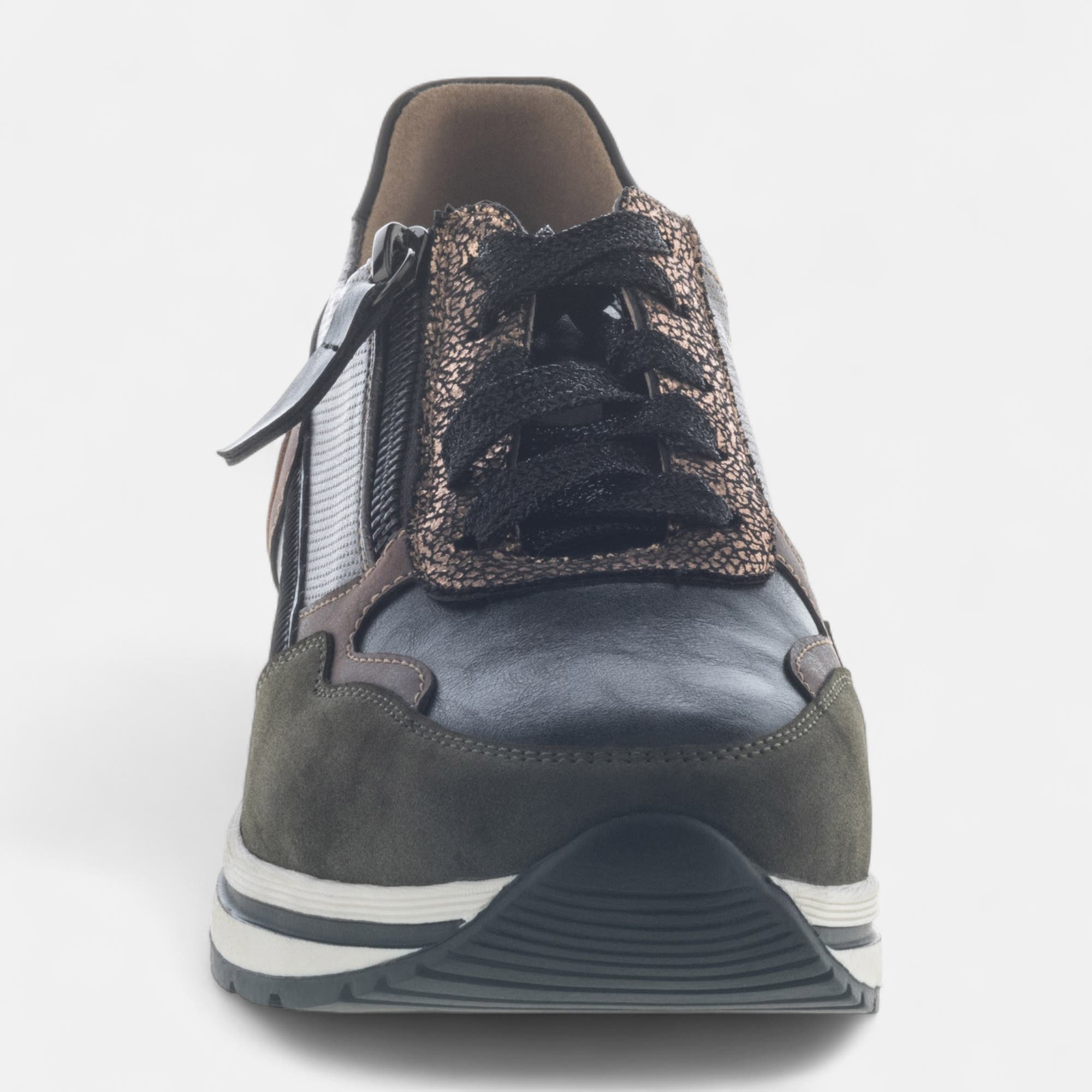 Baskets basses Femme kaki