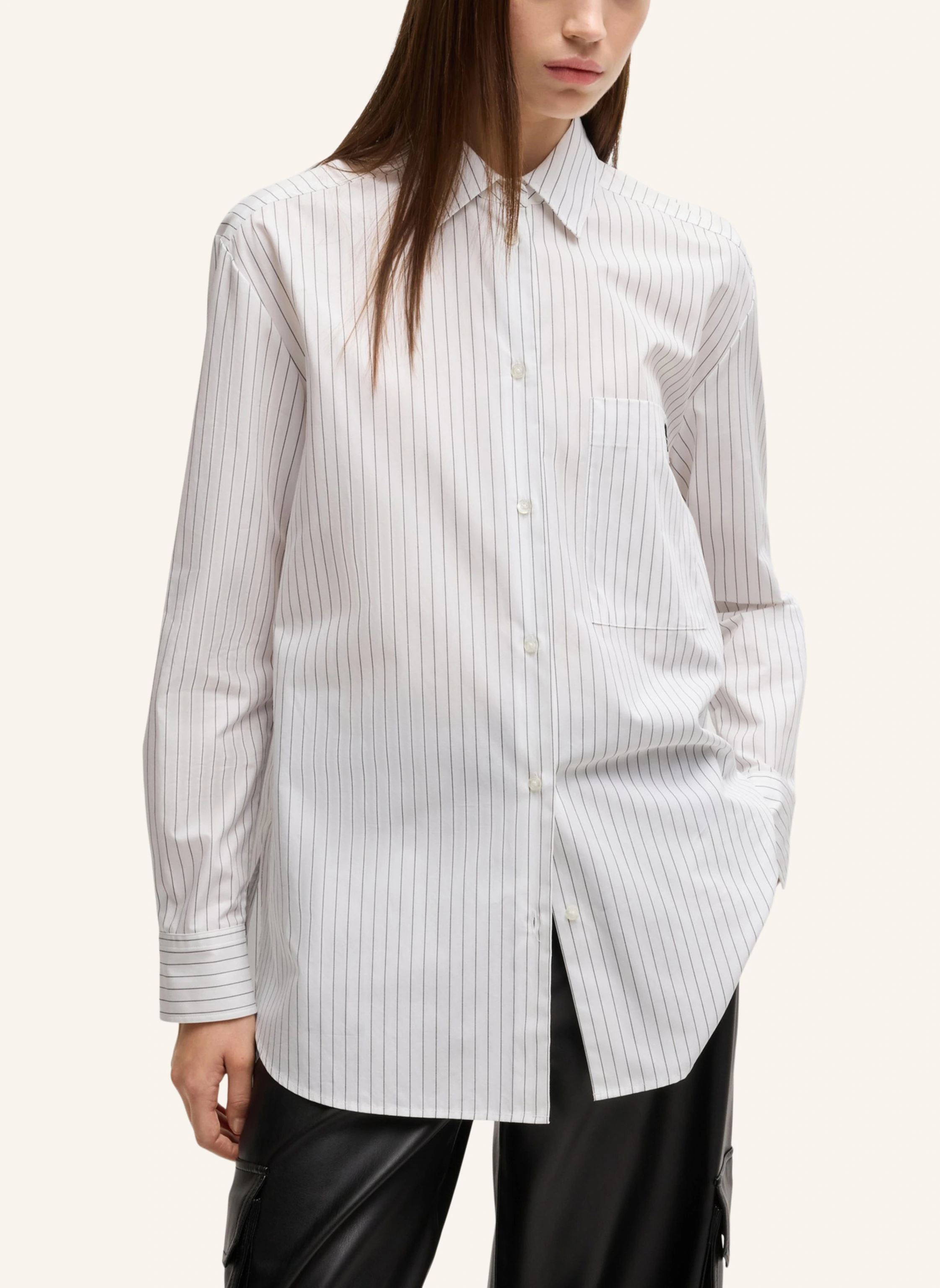 HUGO Business Bluse THE OVERSIZE SHIRT Oversize Fit