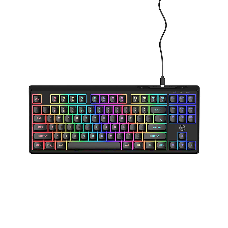 Qware Jacksonville TKL bedraad gaming toetsenbord