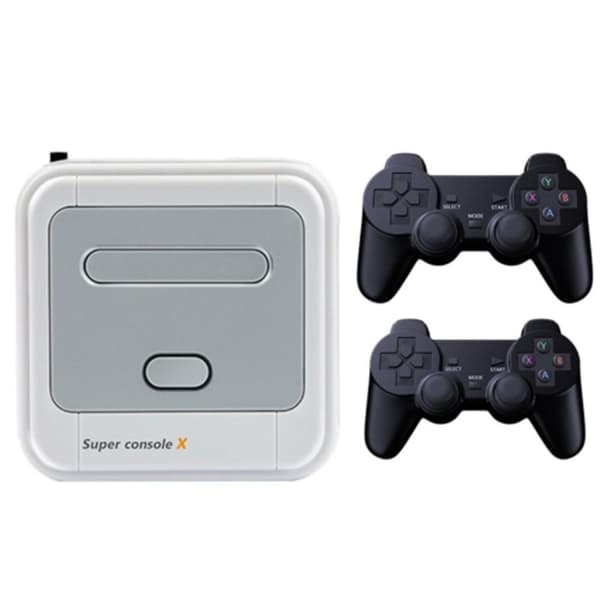 SUPER CONSOLE X mini spillkonsoll med 2 trådløse kontrollere