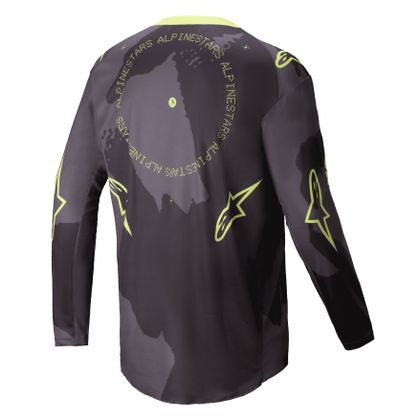 Maillot cross Alpinestars RACER - HOLLOW 2025 - Gris / Jaune
