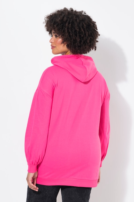 Hoodie, farbige Streifen, Ballon-Langarm