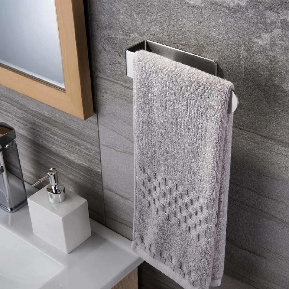 Porte-serviettes inox universel Universal - 25 cm