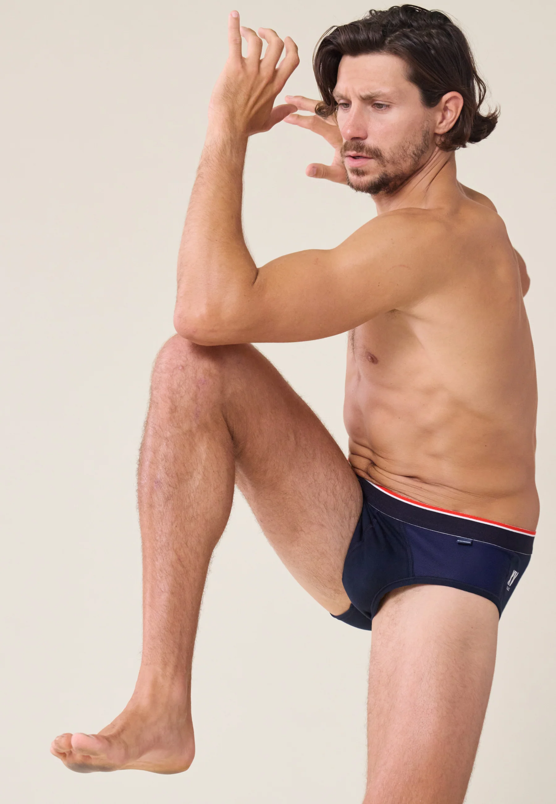 Slip en coton-Terrible Bleu Marine XV de France