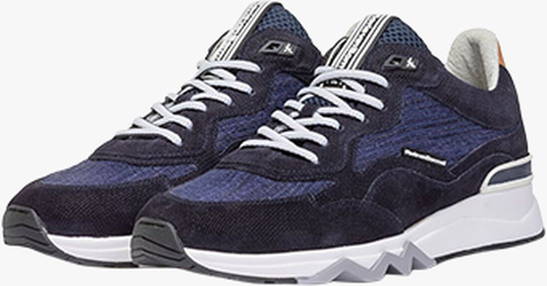FLORIS VAN BOMMEL donkerblauwe floris van bommel lage sneakers sfm-10163