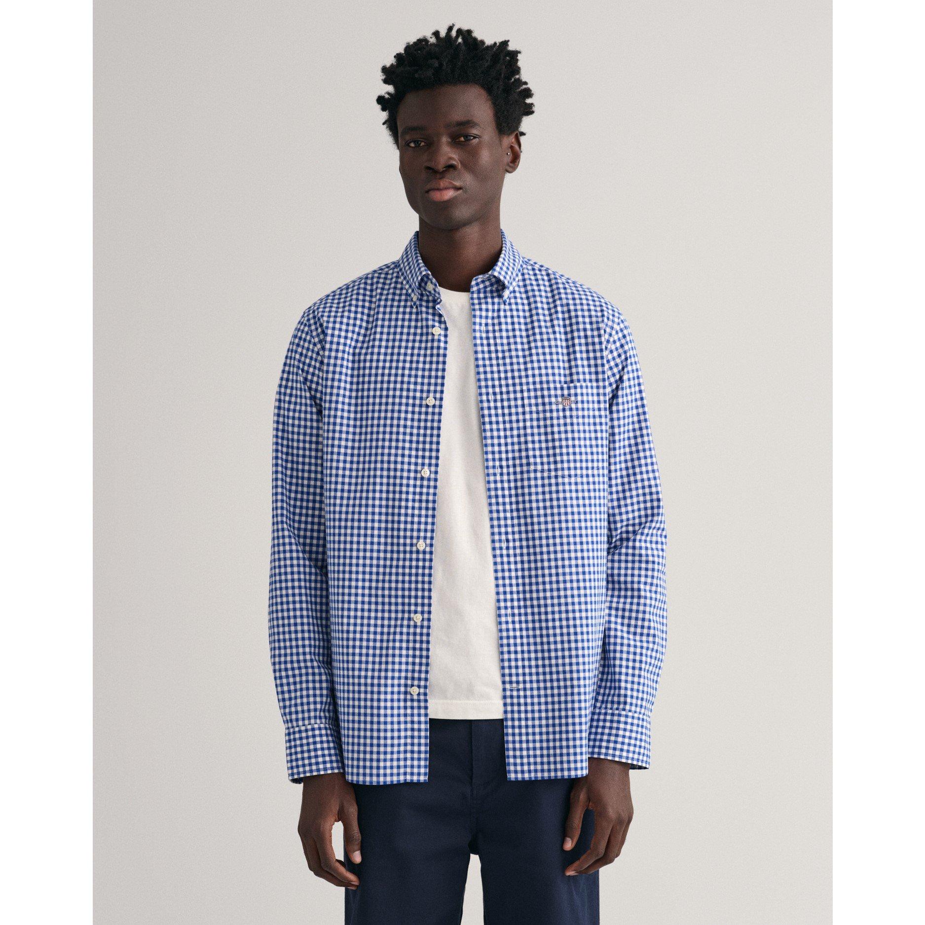 Gant Regular Fit Gingham Poplin Shirt