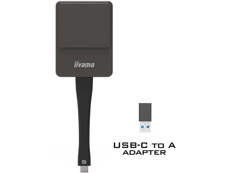 iiyama WP D002C E-Share USB-C (DP-Alt) Dongle Kabelloser Präsentation-Dongle mit USB-C-Stecker