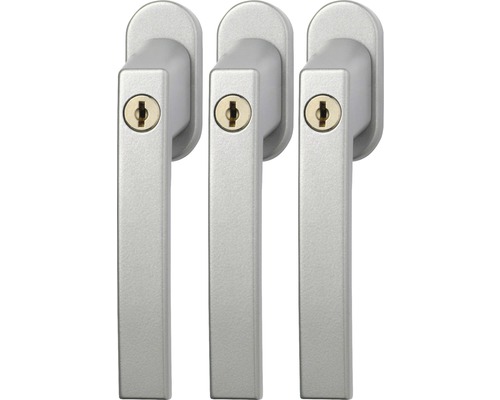 Abus raamkruk FG 210 met 1 sleutel, zilver